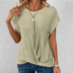 Gebreide top met twistdetail Dames