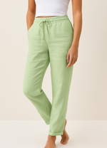 Losvallende broek met elastische taille Dames