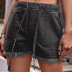Korte broek met elastische taille Dames