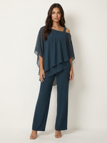 Co-ord Set Dames Chiffon Top en Broek
