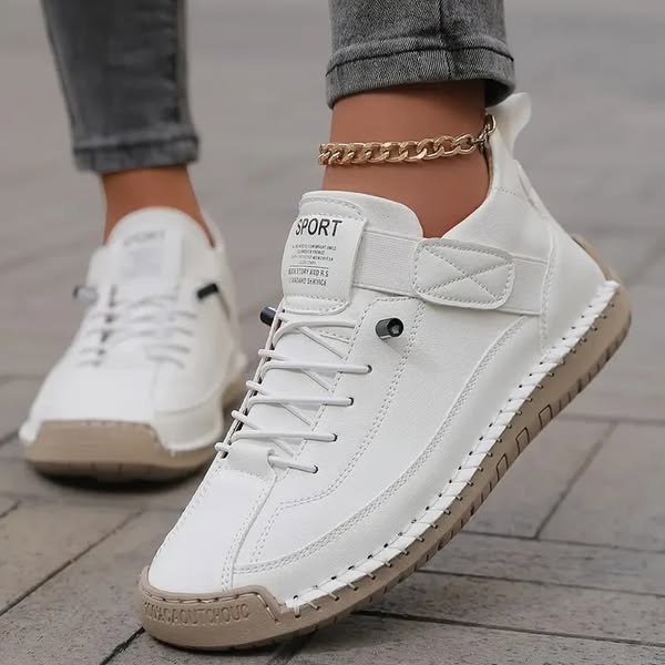Lage Leren Sneakers Dames