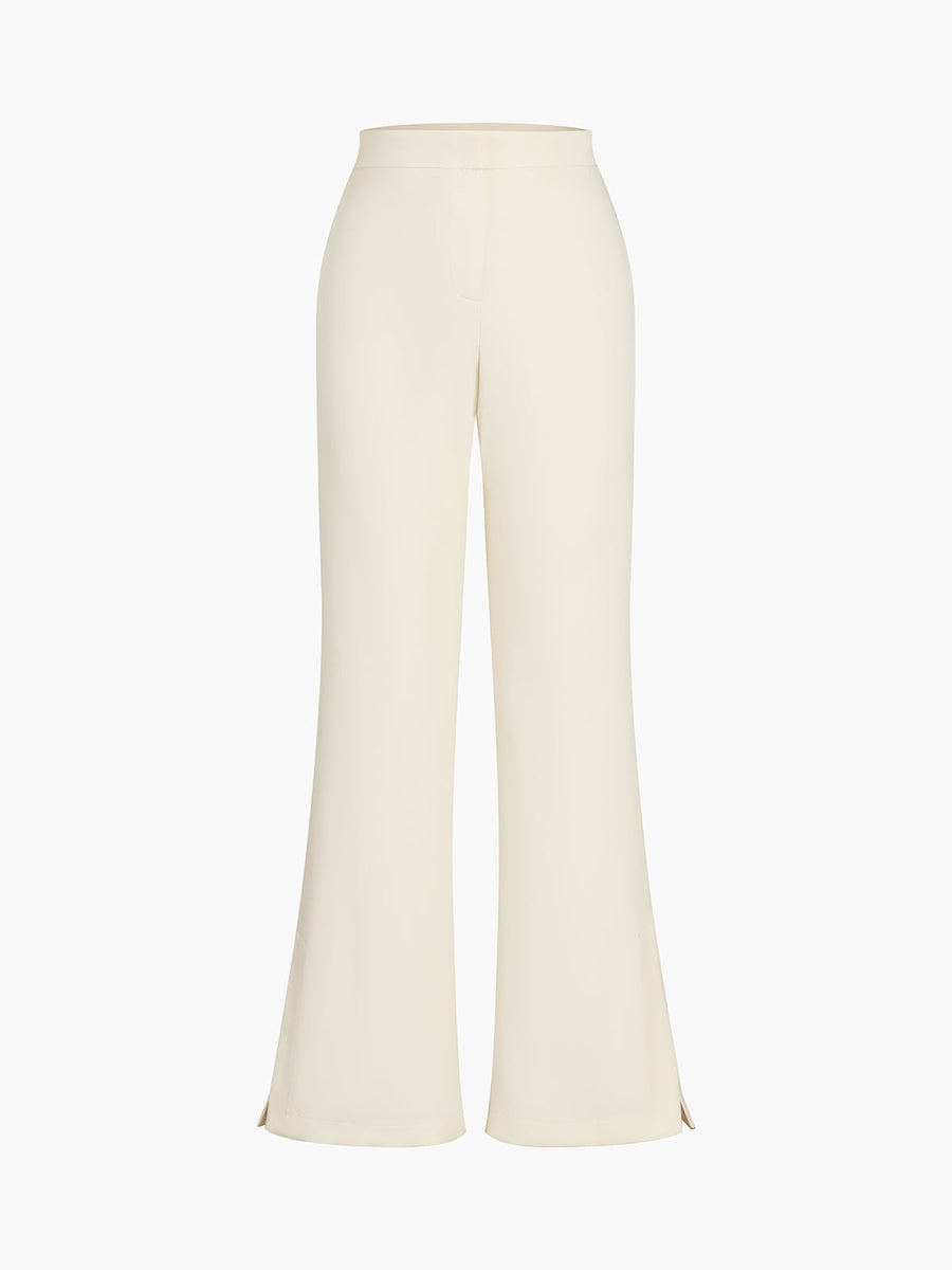 Tweedelige set met strapless top en pantalon Dames
