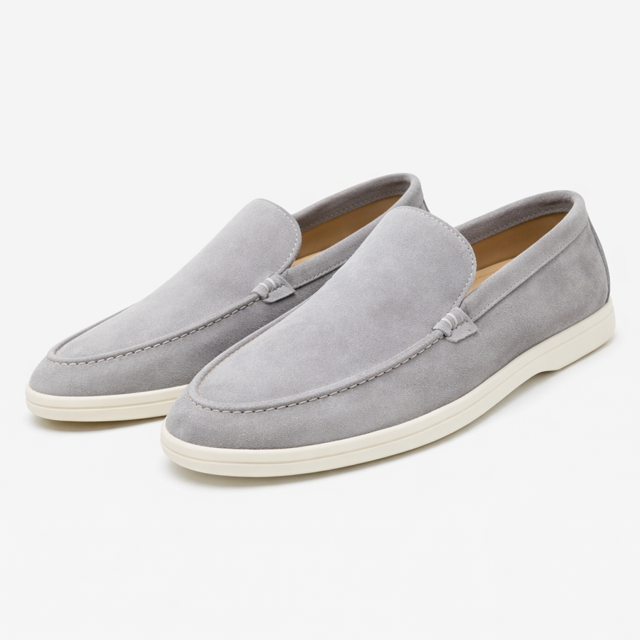 Suede loafers met flexibele zool Heren