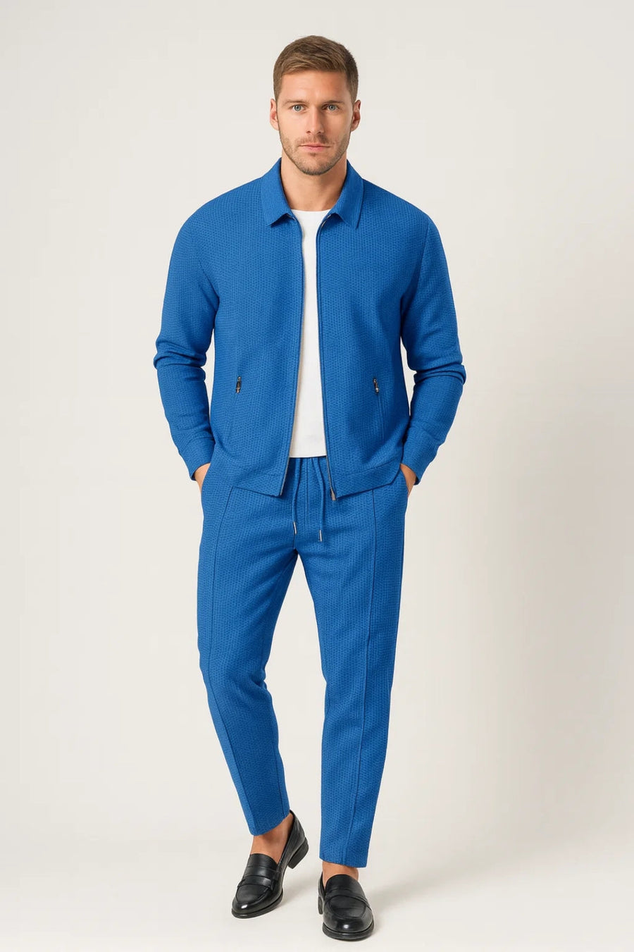 2-Delige Heren Set met Ritsjas en Broek