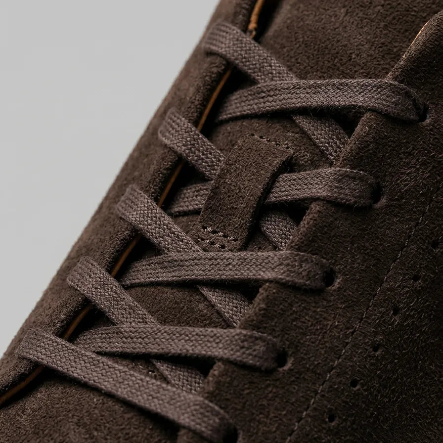 Heren Sneakers Suede Bruin