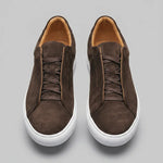 Heren Sneakers Suede Bruin