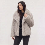 Oversized Jas Dames Faux Fur