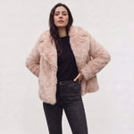 Oversized Jas Dames Faux Fur