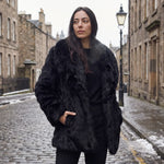 Oversized Jas Dames Faux Fur