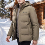 Winterjas Heren Gewatteerd met Capuchon