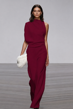 Tweedelige set met mouwloze top en wijde broek Dames