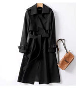 Dames Trenchcoat Dubbelrijig met Ceintuur