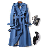 Dames Trenchcoat Dubbelrijig met Ceintuur