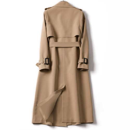 Dames Trenchcoat Dubbelrijig met Ceintuur