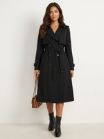 Dames Trenchcoat Dubbelrijig met Ceintuur