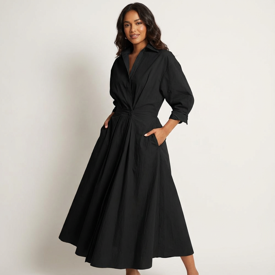 Blousejurk Dames Maxi Getailleerd