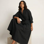Blousejurk Dames Maxi Getailleerd