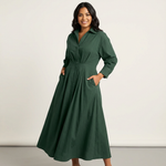 Blousejurk Dames Maxi Getailleerd