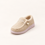 Pantoffels Dames Teddy met Elastisch Koord