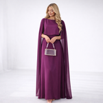 Maxi Jurk met Cape Mouwen Dames