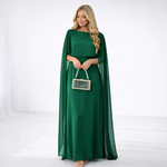 Maxi Jurk met Cape Mouwen Dames