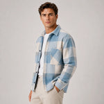 Flanel Overshirt Heren met Borstzak