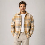 Flanel Overshirt Heren met Borstzak