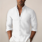 Slim fit overhemd met lange mouwen Heren