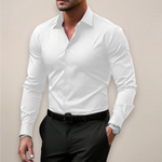 Slim fit overhemd met lange mouwen Heren