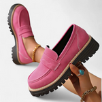 Loafers Dames Suede met Dikke Zool