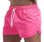 Sneldrogend zwembroek met elastische taille Heren