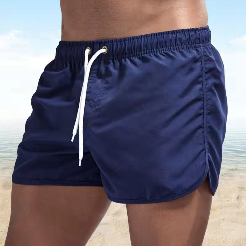 Sneldrogend zwembroek met elastische taille Heren