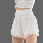 2-in-1 sportshort met binnenbroek Dames
