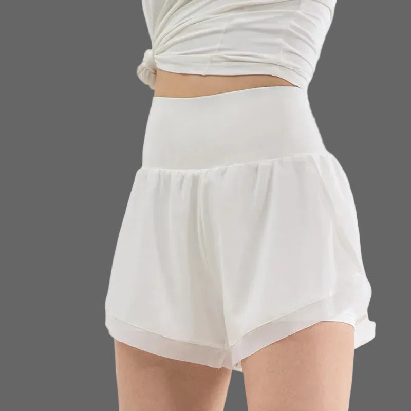 2-in-1 sportshort met binnenbroek Dames