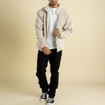 Teddy Vest Heren Fleece met Staande Kraag