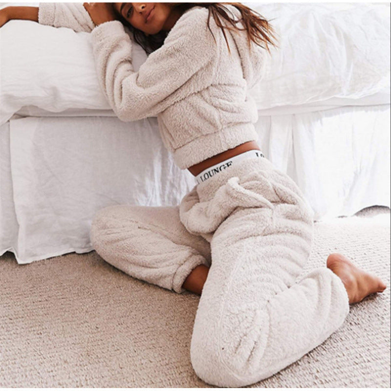 Co-ord Set Dames Fleece Hoodie met Broek