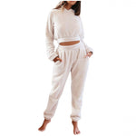 Co-ord Set Dames Fleece Hoodie met Broek