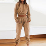 Co-ord Set Dames Fleece Hoodie met Broek