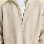 Teddy Vest Heren Fleece met Staande Kraag