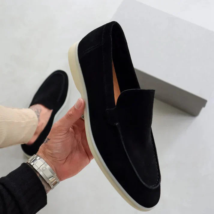 Loafers met suedelook Heren