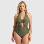 2-in-1 tankini set met hoge taille Dames
