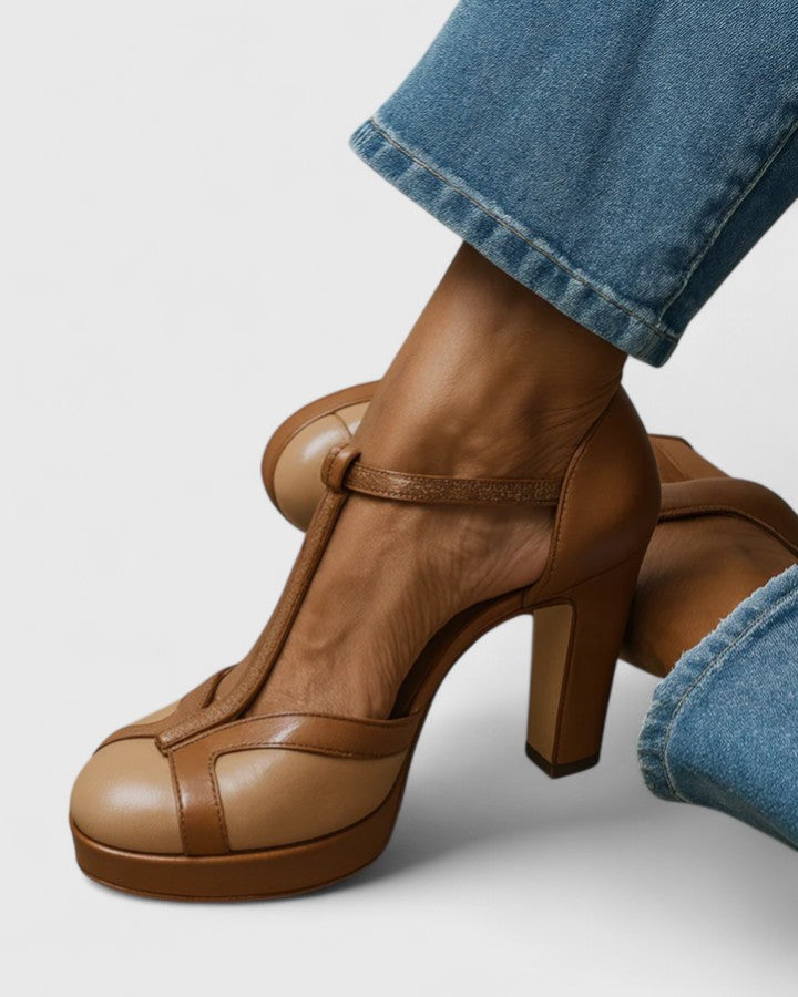 Elegante T-strap hakken Dames