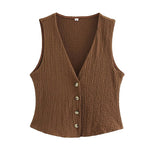 Tweedelige zomer set met top en lange broek Dames