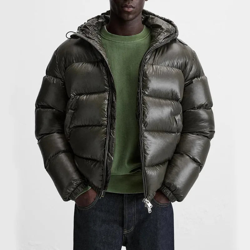 Winterjas Heren Puffer met Capuchon