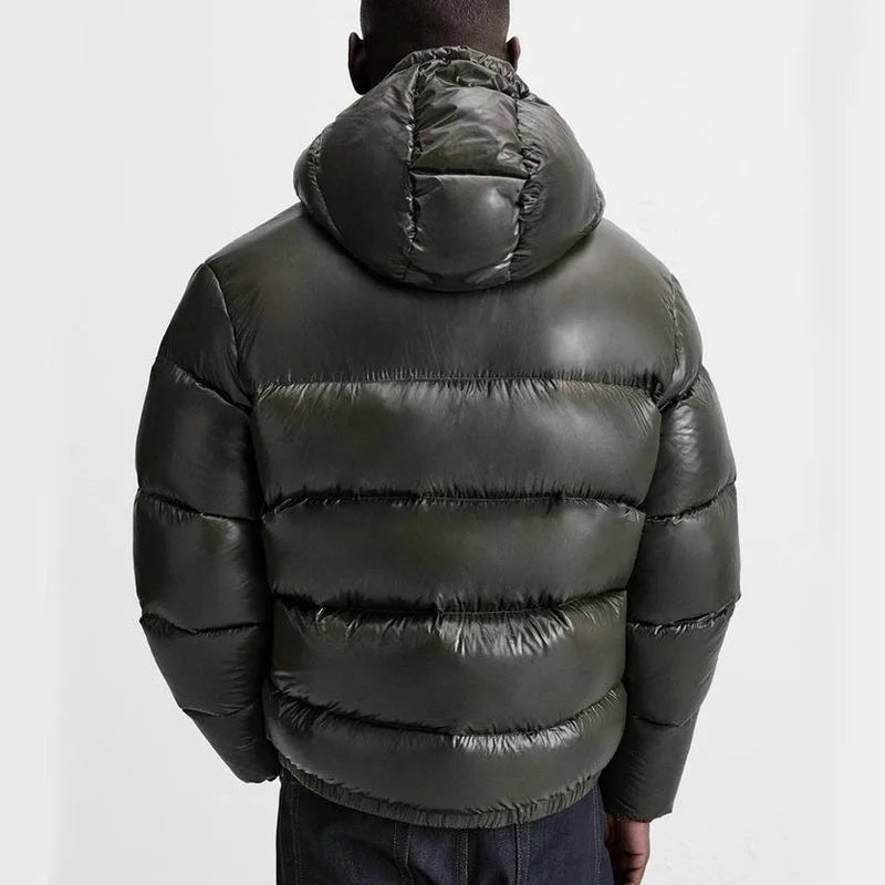 Winterjas Heren Puffer met Capuchon