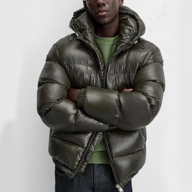 Winterjas Heren Puffer met Capuchon
