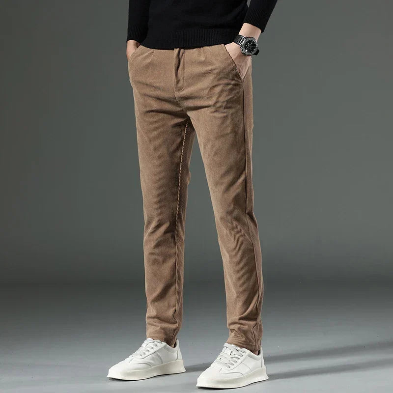 Corduroy Broek Heren Slim Fit