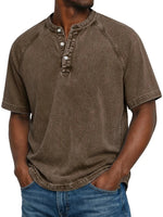 Vintage henley shirt Heren