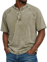 Vintage henley shirt Heren