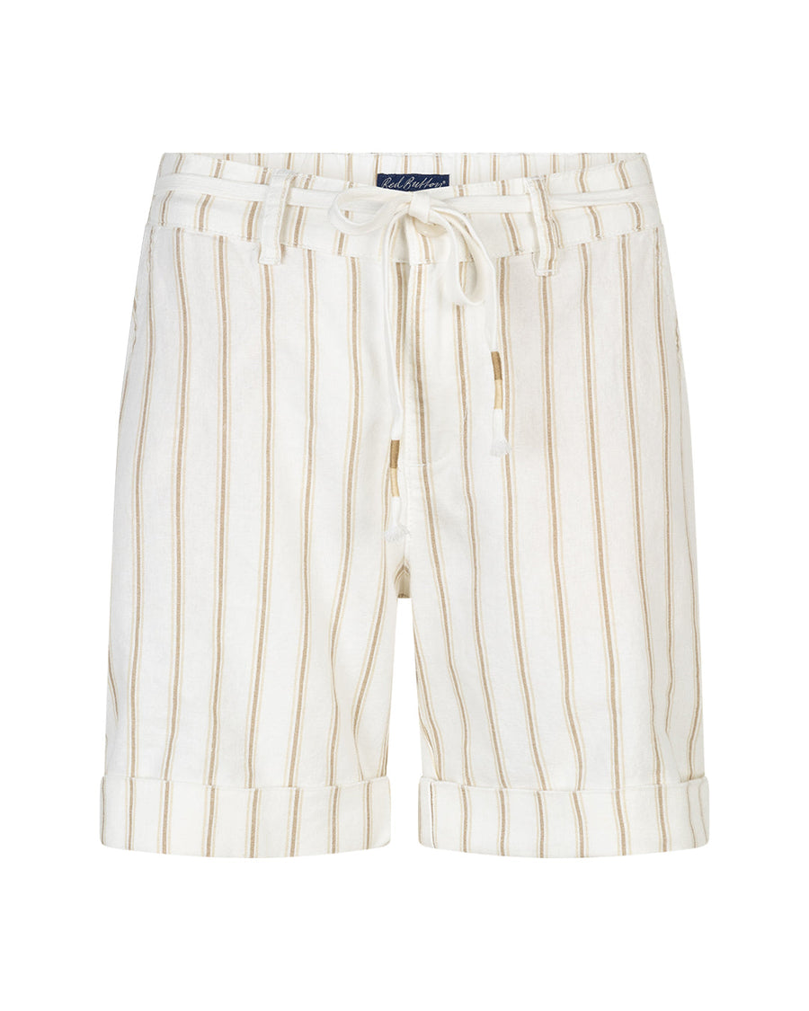 Gestreepte korte broek dames